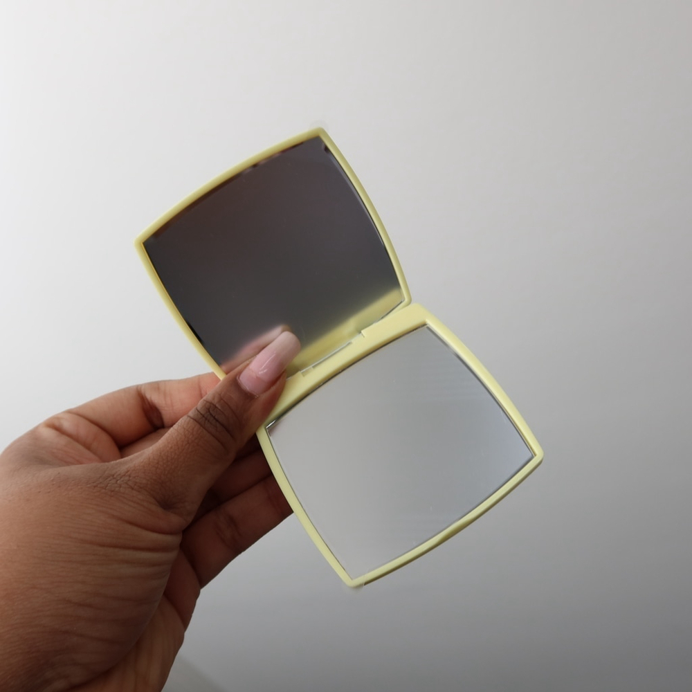 Chanel Yellow Compact Powder Case - Elegant Travel Makeup Case - Picture 7 of 7